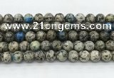 CKJ460 15.5 inches 10mm round natural k2 jasper beads wholesale