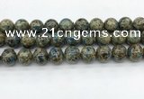 CKJ478 15.5 inches 14mm round natural k2 jasper beads wholesale