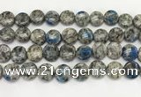 CKJ493 15.5 inches 11mm flat round natural k2 jasper beads