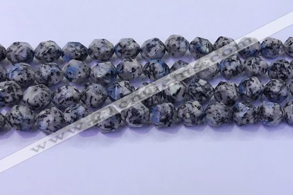 CKJ709 15.5 inches 12mm faceted nuggets imitation k2 jasper beads