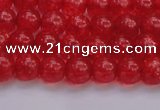 CKQ315 15.5 inches 6mm round dyed crackle quartz beads wholesale