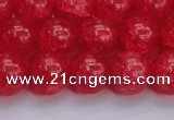 CKQ319 15.5 inches 14mm round dyed crackle quartz beads wholesale