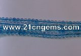 CKQ370 15.5 inches 4mm round dyed crackle quartz beads wholesale