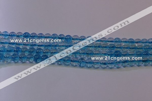 CKQ370 15.5 inches 4mm round dyed crackle quartz beads wholesale