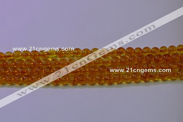 CKQ380 15.5 inches 4mm round dyed crackle quartz beads wholesale