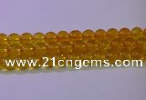 CKQ382 15.5 inches 8mm round dyed crackle quartz beads