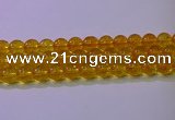 CKQ384 15.5 inches 12mm round dyed crackle quartz beads