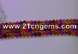 CKQ391 15.5 inches 6mm round dyed crackle quartz beads