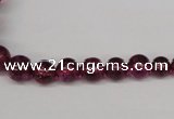 CKQ50 15.5 inches 6mm - 12mm round dyed crackle quartz beads