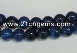 CKU102 15.5 inches 8mm round dyed kunzite beads wholesale