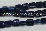 CKU115 15.5 inches 8*8mm square dyed kunzite beads wholesale