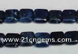 CKU116 15.5 inches 10*10mm square dyed kunzite beads wholesale