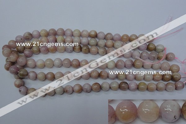 CKU202 15.5 inches 7mm round pink kunzite beads wholesale