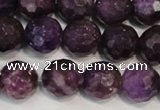 CKU25 15.5 inches 14mm faceted round purple kunzite beads wholesale