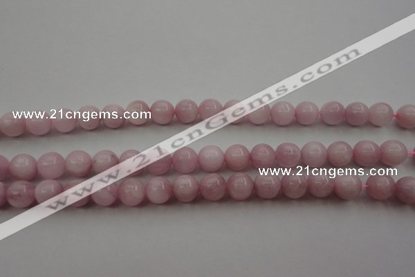 CKU252 15.5 inches 7mm round pink kunzite beads wholesale