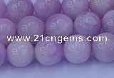 CKU263 15.5 inches 10mm round natural pink kunzite beads