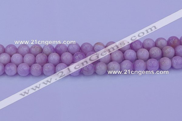 CKU264 15.5 inches 12mm round natural pink kunzite beads