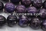 CKU30 15.5 inches 14mm round purple kunzite beads wholesale