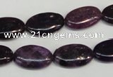 CKU40 15.5 inches 12*20mm oval purple kunzite beads wholesale