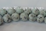 CKW02 15.5 inches 8mm round kiwi jasper gemstone beads