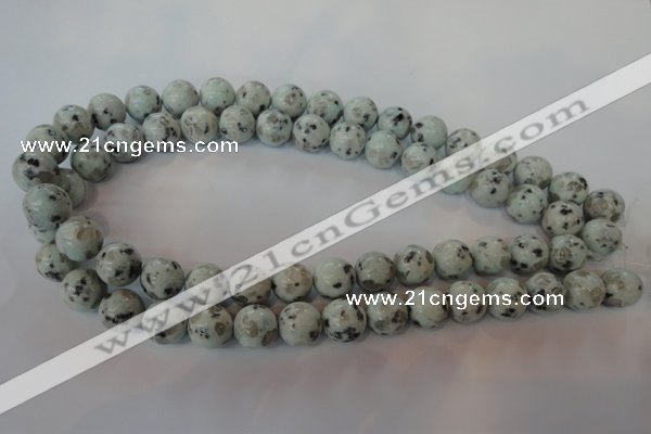 CKW04 15.5 inches 12mm round kiwi jasper gemstone beads