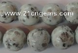 CKW06 15.5 inches 16mm round kiwi jasper gemstone beads