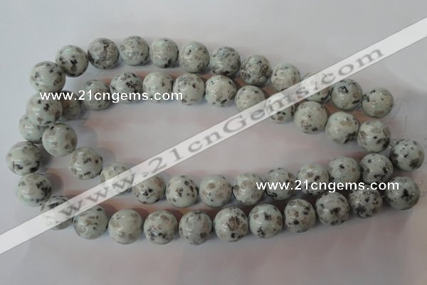 CKW06 15.5 inches 16mm round kiwi jasper gemstone beads