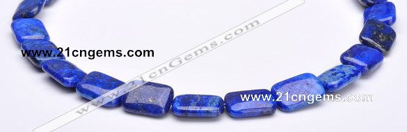 CLA06 Blue 13*18mm rectangle dyed lapis lazuli gemstone beads