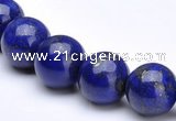 CLA08 4mm round deep blue dyed lapis lazuli beads wholesale