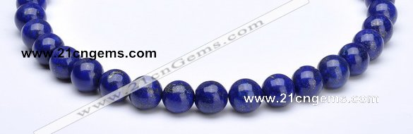 CLA08 4mm round deep blue dyed lapis lazuli beads wholesale