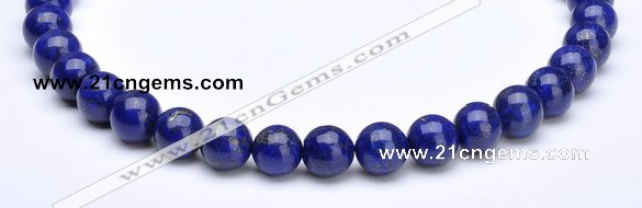 CLA09 6mm round deep blue dyed lapis lazuli beads wholesale