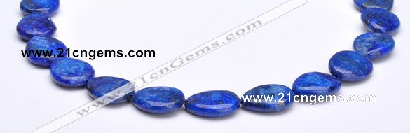 CLA38 16*21mm flat teardrop deep blue dyed lapis lazuli beads