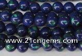 CLA401 15.5 inches 6mm round synthetic lapis lazuli beads