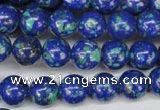 CLA402 15.5 inches 8mm round synthetic lapis lazuli beads