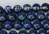 CLA403 15.5 inches 10mm round synthetic lapis lazuli beads