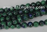 CLA479 15.5 inches 6mm round synthetic lapis lazuli beads