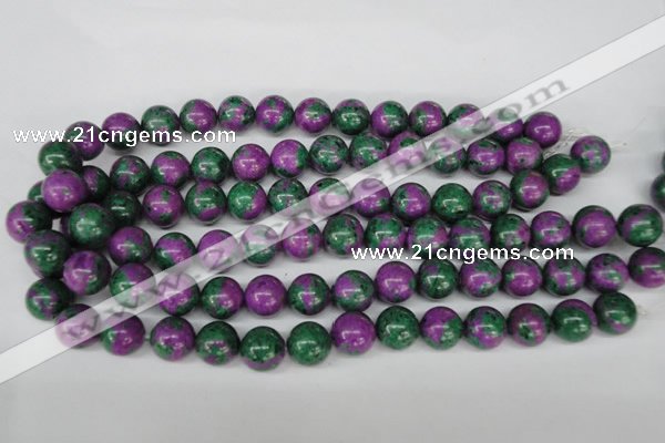 CLA493 15.5 inches 14mm round synthetic lapis lazuli beads