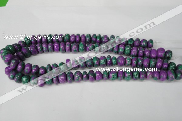 CLA502 15.5 inches 8*12mm nuggets synthetic lapis lazuli beads