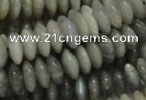 CLB09 16 inches 6*12mm roundel labradorite gemstone beads wholesale