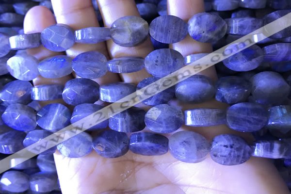 CLB1027 15.5 inches 10*14mm faceted oval labradorite gemstone beads