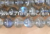 CLB1056 15.5 inches 4mm round labradorite gemstone beads
