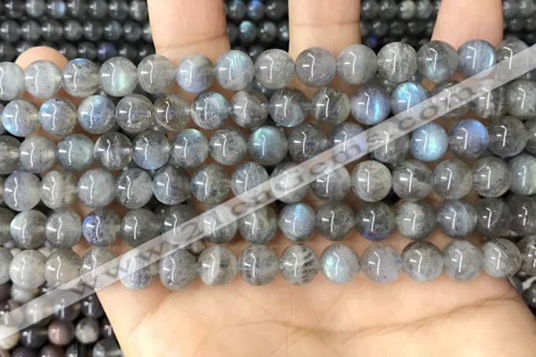 CLB1058 15.5 inches 8mm round labradorite gemstone beads