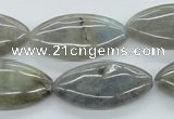 CLB110 15.5 inches 15*30mm marquise labradorite gemstone beads wholesale