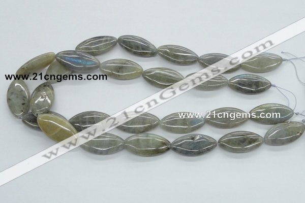 CLB110 15.5 inches 15*30mm marquise labradorite gemstone beads wholesale
