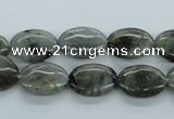 CLB112 15.5 inches 10*14mm oval labradorite gemstone beads wholesale