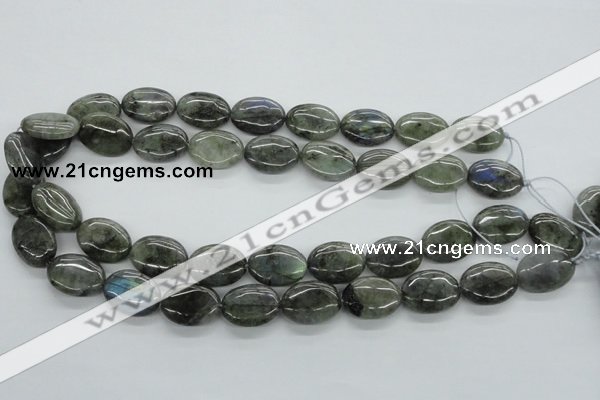 CLB114 15.5 inches 15*20mm oval labradorite gemstone beads wholesale