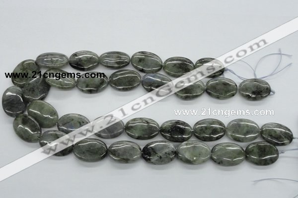 CLB115 15.5 inches 18*25mm oval labradorite gemstone beads wholesale