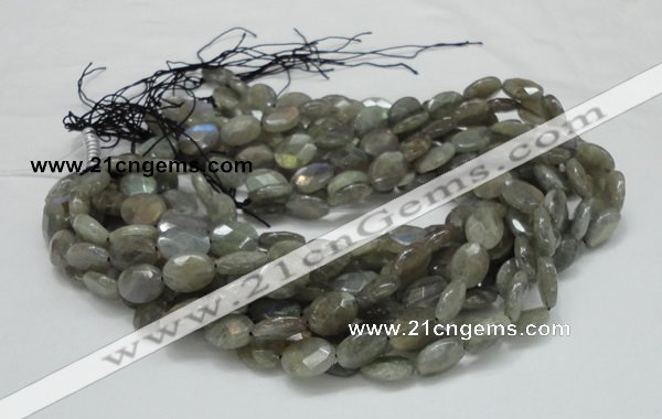 CLB12 16 inches 15*20mm faceted oval labradorite gemstone beads