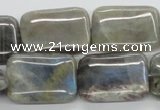 CLB124 15.5 inches 18*25mm rectangle labradorite gemstone beads wholesale