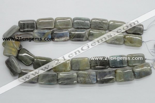 CLB124 15.5 inches 18*25mm rectangle labradorite gemstone beads wholesale